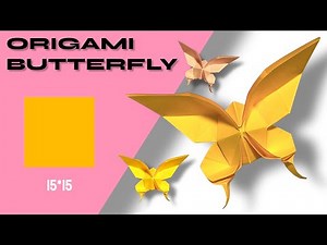 How to Fold a Beautiful Origami Butterfly | Step-by-Step Tutorial