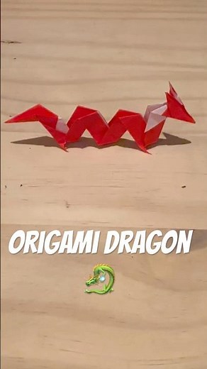 Easy Origami Dragon 🐉