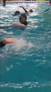 Sunday morning routine: swimming lessons