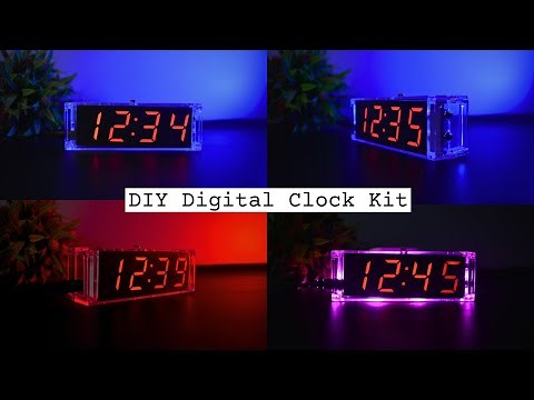 "I Built a Digital Clock Without Arduino or Coding | DIY 7 Segment Display Kit!"