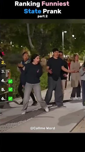 RANKING FUNNIEST STATE PRANK😂 #funny #ranking
