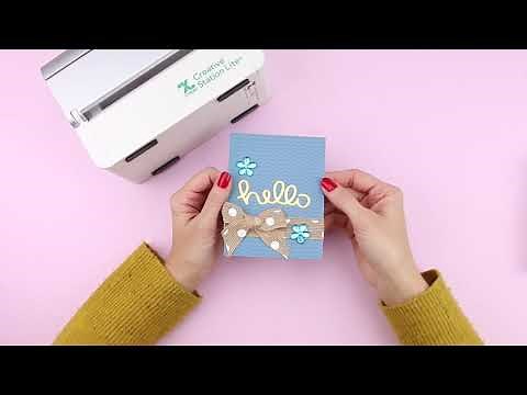 Simple DIY Card made with the Xyron® Creative Station Lite