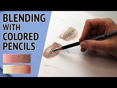 How to Blend FABER CASTELL POLYCHROMOS Colored Pencils
