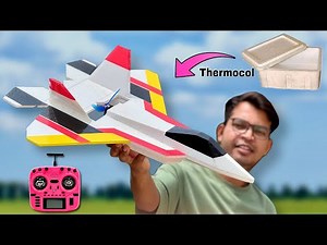 Thermocol से बनाये Air Plane || How To Make F-22 Raptor RC Plane