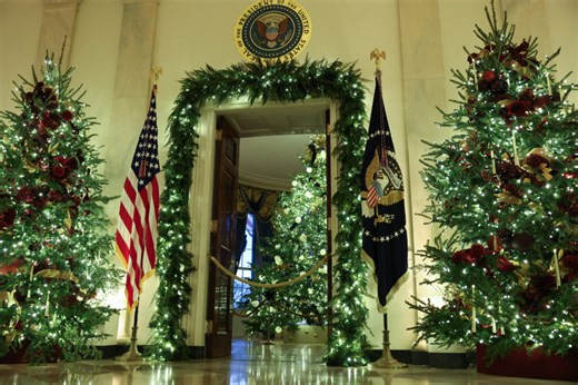 An Inside Look at Trump’s White House Christmas Decorations - The Root