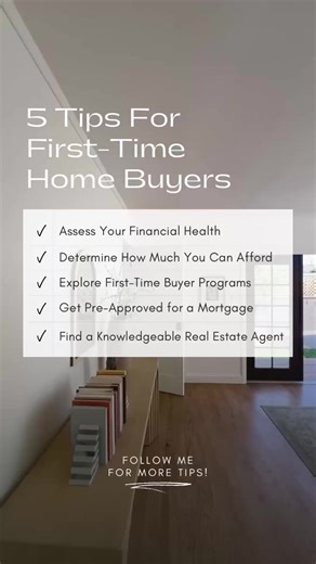 🏡 First-Time Homebuyer? Start Smart with These 5 Essential Tips: Check your financial health, set a realistic budget, and explore first-time buyer programs. Get pre-approved for a mortgage, and work with a trusted real estate agent to guide you home. Ready to take the first step? Let’s connect! #FirstTimeBuyer #HomeBuyingTips #RealEstateAdvice | Misty Acosta Realtor-Brokered by Monument Realty