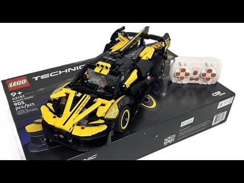 How to Build and Motorize LEGO Technic Bugatti Bolide 42151 42162 42205 MOC RC Mod RC Car Build(4K)