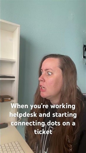 When you’re finally connecting dots on a ticket in helpdesk and find a solve #tech #techsupport