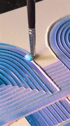 Blue Acrylic Painting Techniques for Canvas Art