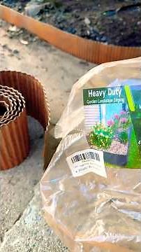 Garden Edging Install | Home Gardening Products #landscaping