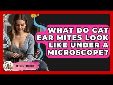 What Do Cat Ear Mites Look Like Under A Microscope? - Happy Cat Handbook