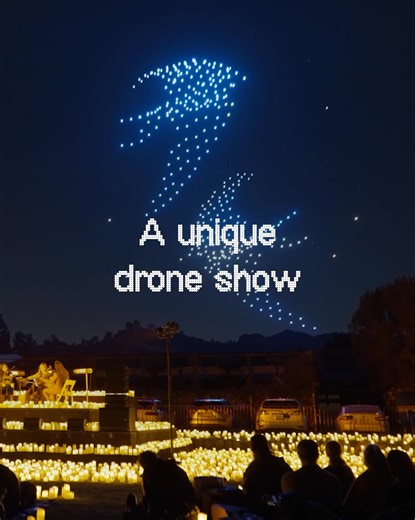  A live concert under the stars where hundreds of illuminated drones dance to the rhythm of classical music. | DroneArt Show | Facebook