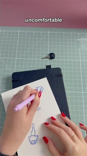 Ep. 5: draw with your non-dominant hand✍🏼 #drawingchallenge #drawingtips #drawing