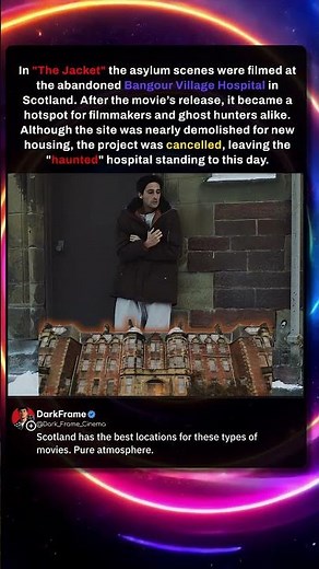 In The Jacket the asylum scenes were filmed in a real abandoned hospital #movie #fact