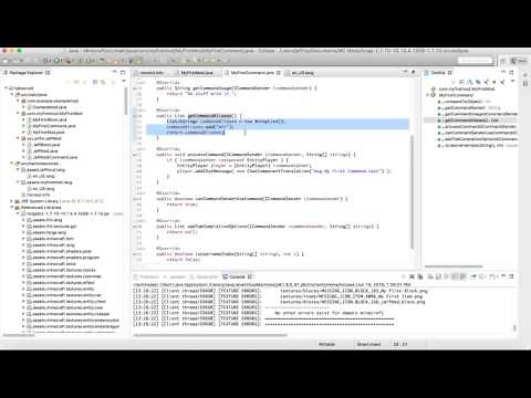 Minecraft Modding with Forge – Commands
