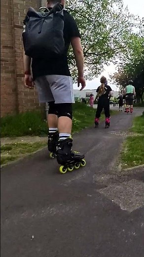 Rollerblade Lightning 80 cruising in Winchester