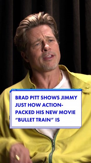 Brad Pitt and Jimmy Fallon Discuss Action-Packed Movie 'Bullet Train'