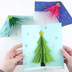 804K views · 1.3K reactions | GORGEOUS 3D CHRISTMAS CARDS -Perfect if you're in the mood to make some DIY cards or a pretty Christmas craft. See the details and template ----> https://iheartcraftythings.com/3d-christmas-card.html | I Heart Crafty Things | Facebook