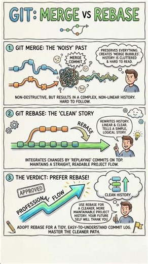 Git Merge vs. Rebase: Why You Should Clean Up Your History