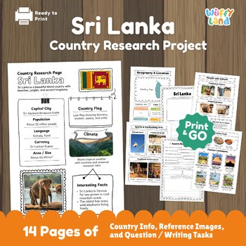 Sri Lanka Country Research Project | Geography, Culture, Landmarks, Social Study