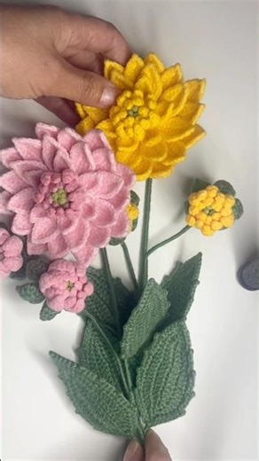 Crochet Dahlia step by step tutorial 🌼✨