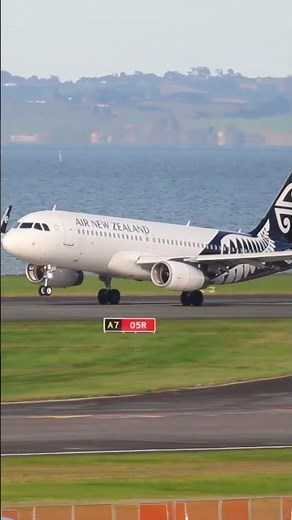 Air New Zealand A320 Takeoff | AKL Auckland Airport
