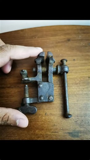 The Stone Age Antiques (Ajesh Jose) on Instagram: "A watchmaker's bench vice with a built in anvil. Fine midcentury instrument. Perfect addition to a collection, one which can also be used for your restoration projects. 1990/-"