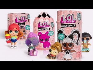 L.O.L. Surprise Makeover Series! Abrindo Lils, Fuzzy Pets e Hairgoals