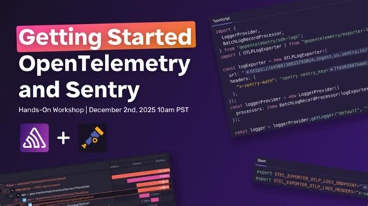 Getting Started: OpenTelemetry and Sentry | Jason Montgomery