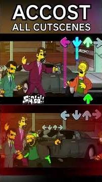 FNF Anarchy at Springfield Accost: ALL STORY CUTSCENES #fnf #animation #fnfanimation