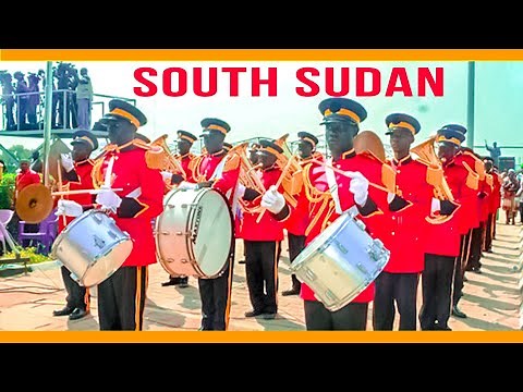 SSPDF South Sudan Army (Formerly SPLA) Brass Band Playing Its Famous Revolutionary Salam Muzika