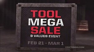 Craftsman Tool Mega Sale TV Spot