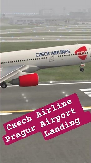 Czech Airlines A330-300 Beautiful Onboard Landing at Prague Airport (PRG