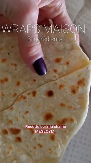 HOMEMADE WRAPS WITH 2 INGREDIENTS! Ultra simple and quick