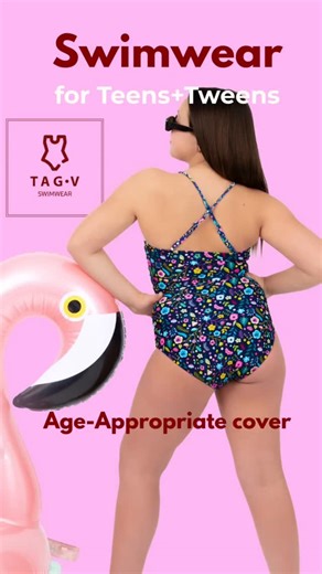 Teen & Tween Girls Swimwear TAG•V Australia on Instagram: "Swimwear that actually fits our Girls 🩷 Designed for Teens + Tweens (9-15yo) Real girls. Real bodies. Real confidence. That’s TAG•V Swimwear ✨ 😱 Full bum coverage (no riding up) 🌞 UPF50+ ⛱️ Removable thin inserts 👌 Soft, smooth, double lined fabric 🩱 Age-appropriate cover 💡 Inclusive Sizing for teens 🇦🇺 Australian Owned & Designed ⭐️⭐️⭐️⭐️⭐️ Styles that Mums Approve & Daughters Love ❤️ #TAGVSwimwear #TweenSwimwear #TeenSwimwear #