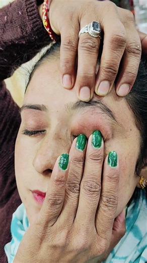 eyebrow threading tutorial 🔥