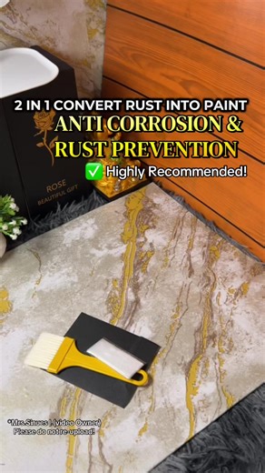 Convert Rust into Paint: Anti-Rust Corrosion Solution