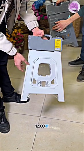 🪑 Foldable Portable Stool | Smart Space Saving Solution 🔥This Folding Stool Is a Must-Have #viral