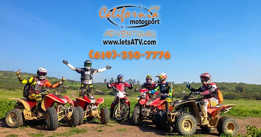 1/2 Day ATV or Dirt Bike Riding Tours in San Diego and Baja, California Mexico | Let's ATV