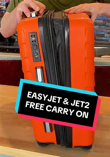 EasyJet Free Carry on suitcase also fine for JET2 #easyjetfree #jet2freecarryon #freecarryon #suitcase