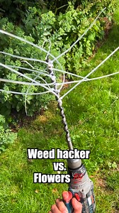 2.3M views · 3.3K reactions | Weed hacker vs flowers #satisfying #pretty #asmr | Fast Easy Hacks | Facebook