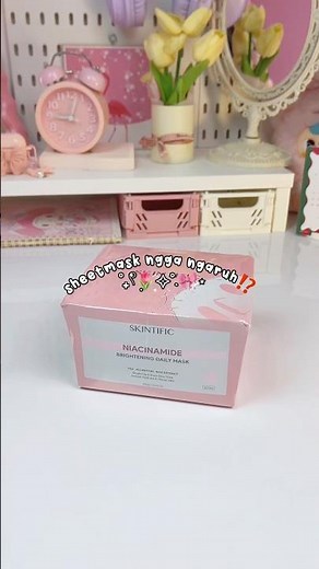The latest brightening sheet mask from Skintific is safe to use every day🥰 #sheetmask #skintific