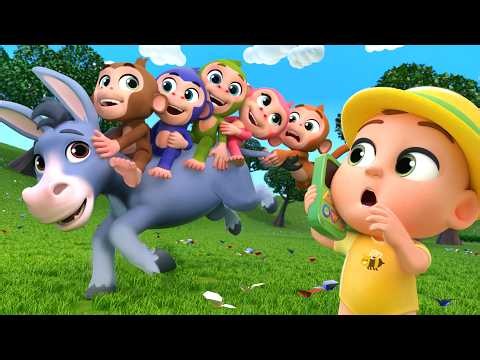Five Little Monkeys Jump, Jump, Jump! | Nursery Rhymes & Kids Songs