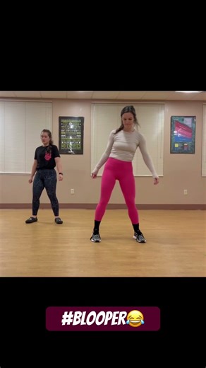 never a dull moment, we have so much fun making these choreos! #blooper #dancecardio