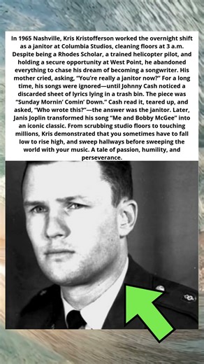 🎓🧹 THE SONGWRITER WHO SWEPT FLOORS