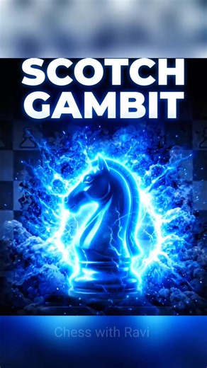 Scotch Gambit Mate in 6 😈 | Beginners Miss This ♟️#chess