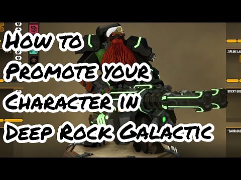 Character Promotion Guide!! Deep Rock Galactic!!