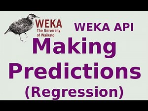 WEKA API 15/19: Making Predictions (Regression)