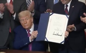 'No Autopens Allowed': Trump Goes Out Of His Way To Denigrate Former President Biden During Petty Remarks At Bill Signing Event