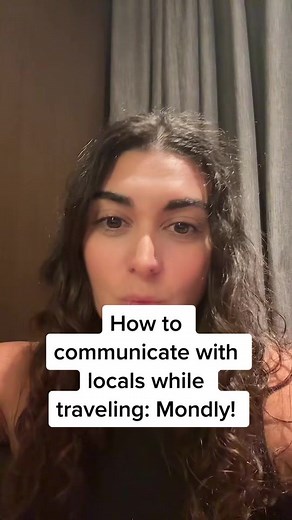 How to communicate with locals while traveling! It can be difficult to learn languages when you were traveling, but I found this app from @Mondly Languages which makes it easy to learn a few words before you arrive. Also, I feel like learning languages is the new cool thing because it allows you to communicate with people and be more respectful when you travel. ##traveltipsandhacks##howtotraveltheworld##mondlylanguages##howtolearnalanguage##foreignlanguagestudent##ilovetravelandfood
